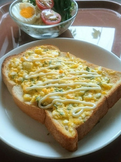 紫蘇香る玉子トースト-レシピのメイン写真