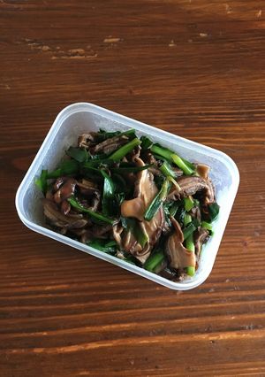作り置き！しいたけとニラの甘辛煮-レシピのメイン写真