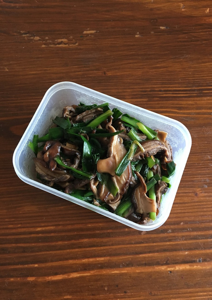 作り置き！しいたけとニラの甘辛煮-レシピのメイン写真