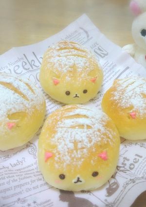 ミルクハースでミルクニャース♥️ねこパン-レシピのメイン写真
