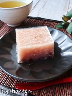 あま酒あずき寒天-レシピのメイン写真