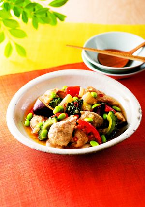 しっとり豚しゃぶの夏野菜南蛮-レシピのメイン写真
