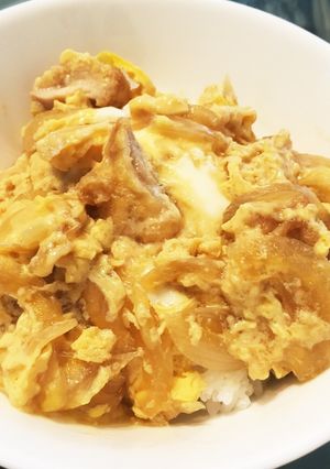 唐揚げ卵丼-レシピのメイン写真