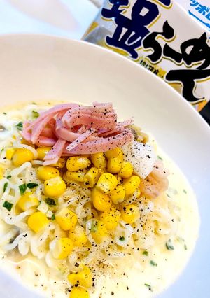 牛乳で簡単♪冷製クリミィー塩ラーメン♡-レシピのメイン写真