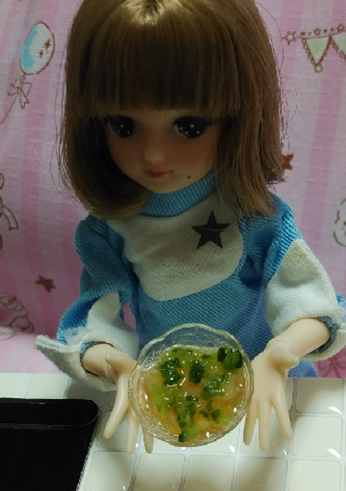 リカちゃんサイズ♡おろしきゅうりくらげꕤ-レシピのメイン写真