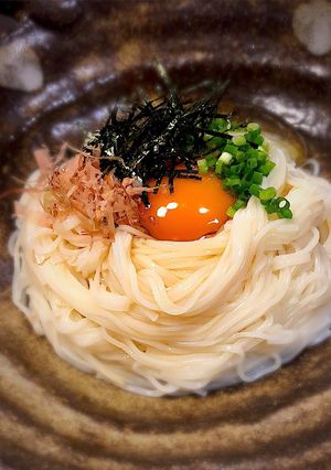 TKS(たまごかけ素麺)-レシピのメイン写真