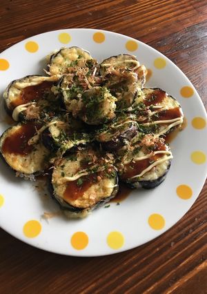 天ぷら粉で♡ナスのお好み焼き-レシピのメイン写真