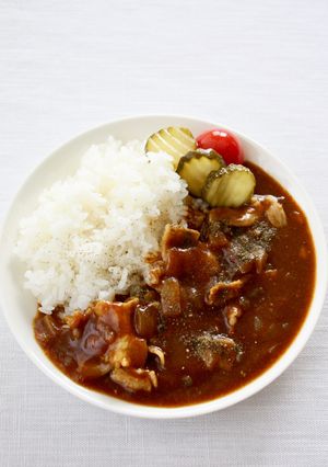 円やか・簡単【蜂蜜ポークカレー】ルウ使用-レシピのメイン写真