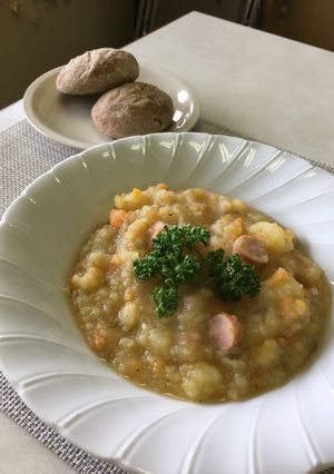 ドイツの味：ポテトスープ♥-レシピのメイン写真