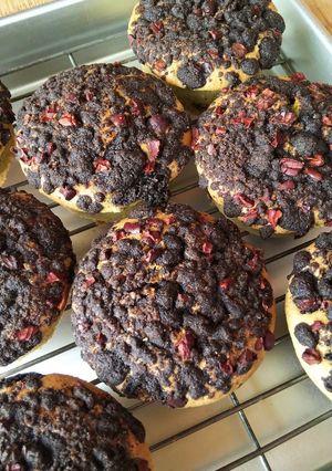チョコミントのクランブルケーキ-レシピのメイン写真