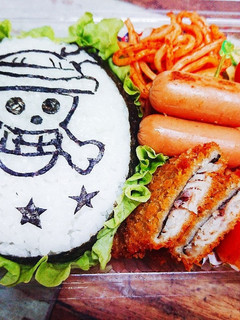 ONE PIECE☆キャラ弁☆海賊旗☆-レシピのメイン写真