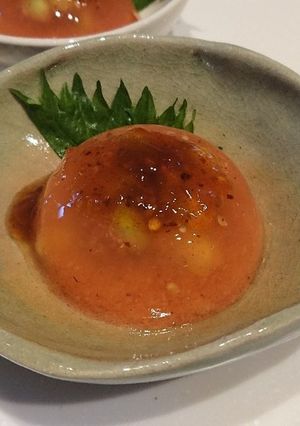 枝豆のトマトゼリー寄せ-レシピのメイン写真