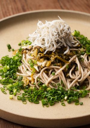 釜揚げしらすと高菜のペペロンチーノ-レシピのメイン写真