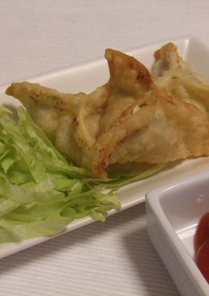 餃子の皮で☆エビと枝豆のマヨ揚げ➹➹-レシピのメイン写真