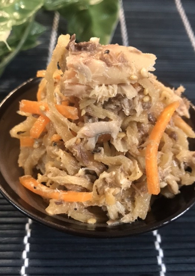 栄養満点♡切り干し大根とサバ缶の旨和え-レシピのメイン写真
