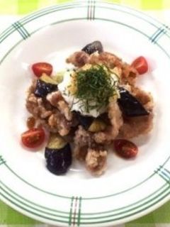 豚の唐揚げサラダ(透析食)-レシピのメイン写真
