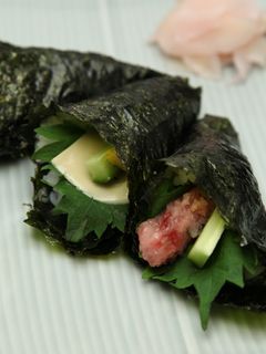 ツナマヨ風味のお手軽手巻き寿司-レシピのメイン写真