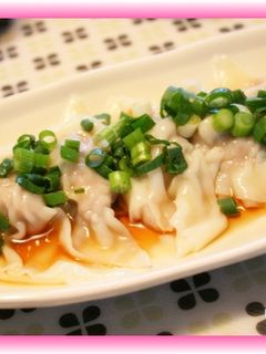 冷やしワンタン♪-レシピのメイン写真