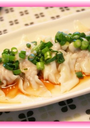 冷やしワンタン♪-レシピのメイン写真