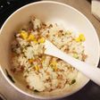 合挽き肉とコーンのネギ塩混ぜご飯★