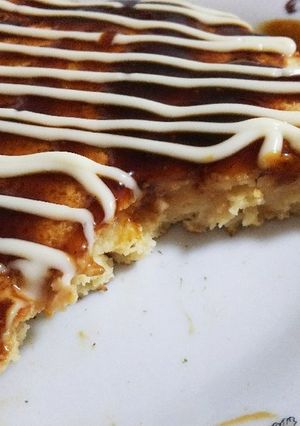絶品節約ダイエット!!おからのお好み焼-レシピのメイン写真