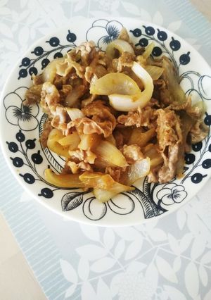 簡単に♪豚コマで生姜焼き-レシピのメイン写真
