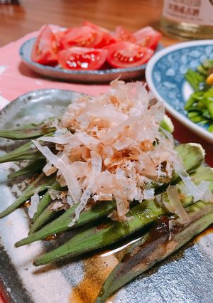 晩酌のとも♪ 焼きオクラ-レシピのメイン写真