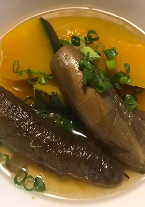 きのう何食べた？ かぼちゃとなすの煮物-レシピのメイン写真