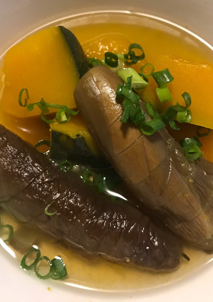 きのう何食べた？ かぼちゃとなすの煮物-レシピのメイン写真