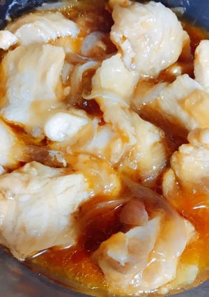 レンジで鶏胸肉うまみ甘酢蒸し-レシピのメイン写真