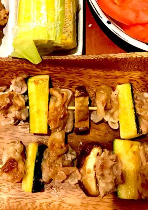 豚バラとズッキーニの串焼き-レシピのメイン写真