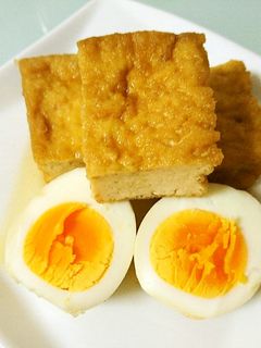 作り置き☆味が染みてる厚揚げと卵の煮物-レシピのメイン写真
