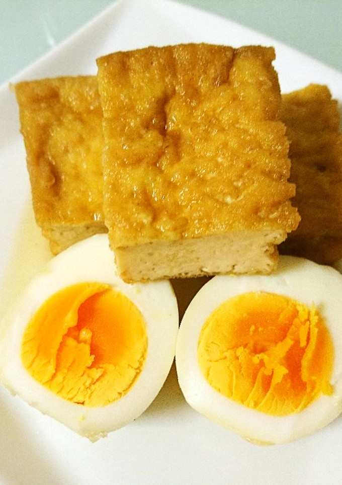 作り置き☆味が染みてる厚揚げと卵の煮物-レシピのメイン写真