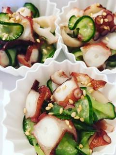 お弁当におすすめ◎タコときゅうりの酢の物-レシピのメイン写真