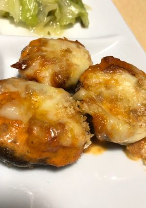 旦那ちゃん特製しいたけツナチーズ！-レシピのメイン写真