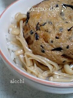 がんも丼!-レシピのメイン写真