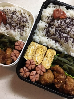 高校生お弁当(2019.6.27)-レシピのメイン写真