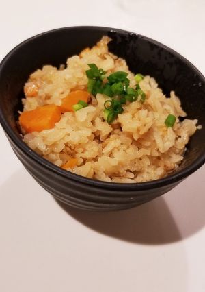 ベビーホタテの炊き込みご飯-レシピのメイン写真