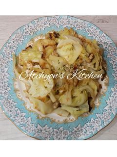超簡単キャベツのジューシーチーズ焼き-レシピのメイン写真