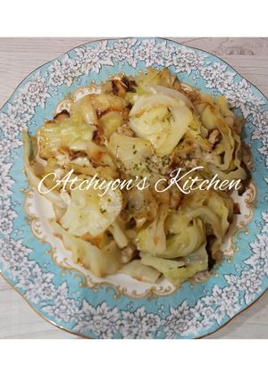 超簡単キャベツのジューシーチーズ焼き-レシピのメイン写真