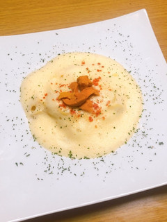 うにの冷製カルボナーラ-レシピのメイン写真