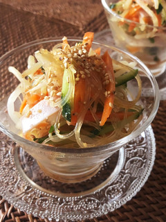 野菜たっぷり春雨サラダ-レシピのメイン写真