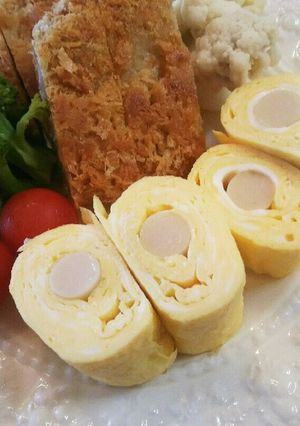 お弁当 魚肉ソーセージスティック子焼き-レシピのメイン写真