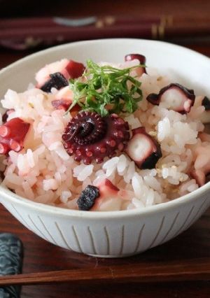 液体塩こうじで半夏生のタコ飯☀-レシピのメイン写真
