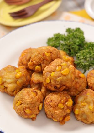 お弁当にも♡鶏ひき肉のカレーさつま揚げ-レシピのメイン写真