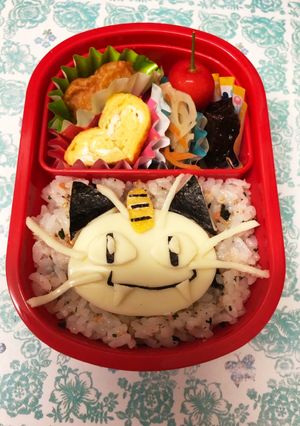 年少さんのポケモン弁当★ニャース-レシピのメイン写真