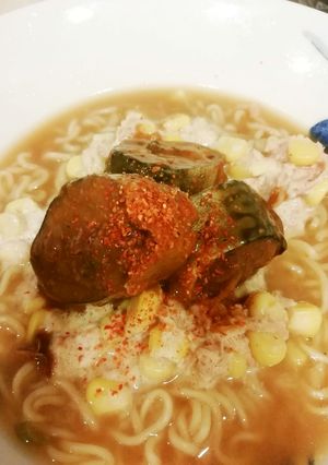 サバマヨラーメン-レシピのメイン写真
