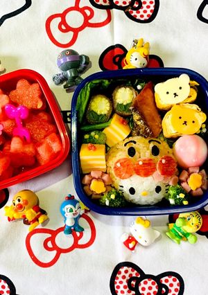 アンパンマン弁当 キティちゃん弁当キャラ-レシピのメイン写真