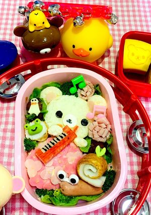 リラックマ弁当 キャラ弁 キャラサンド-レシピのメイン写真