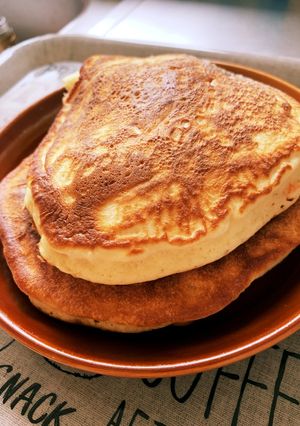 小麦粉 と 重曹でも！ ホットケーキ風-レシピのメイン写真